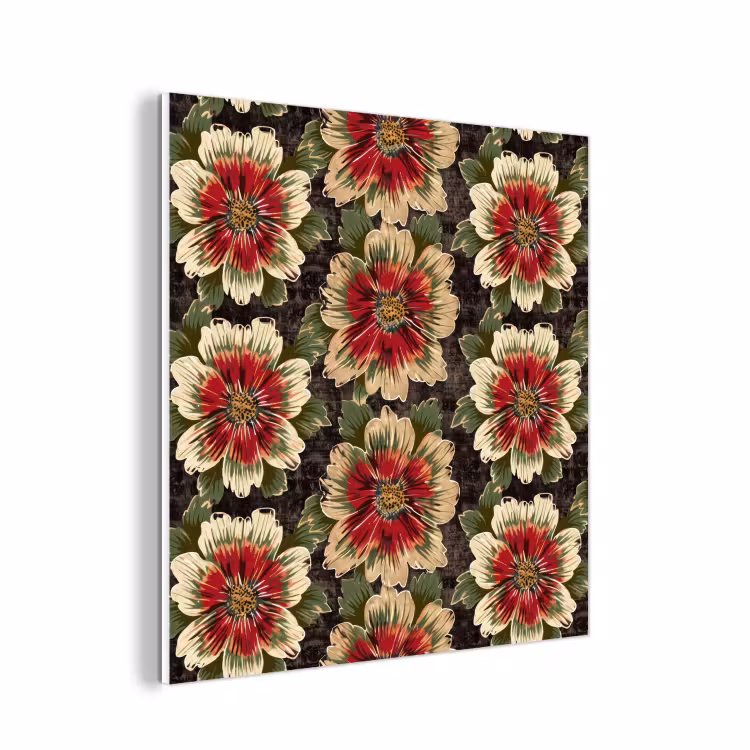 Forex - Bloemen - Klassiek - Patroon - Rood — 1