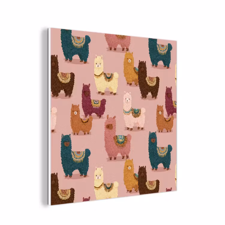 Forex - Alpaca's - Patroon - Kleurrijk — 1