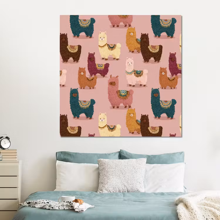 Forex - Alpaca's - Patroon - Kleurrijk — 2