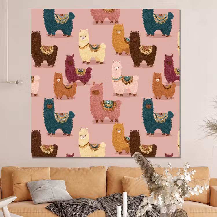 Forex - Alpaca's - Patroon - Kleurrijk — 4