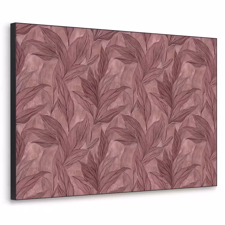 Art Frame - Bladeren - Patroon - Paars