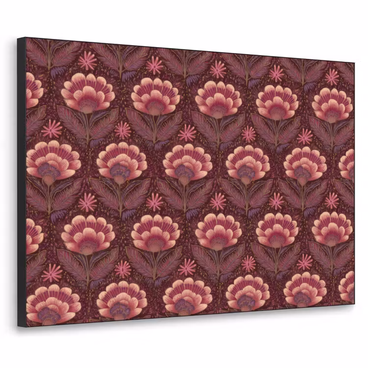 Art Frame - Bloemen - Waaier - Paars