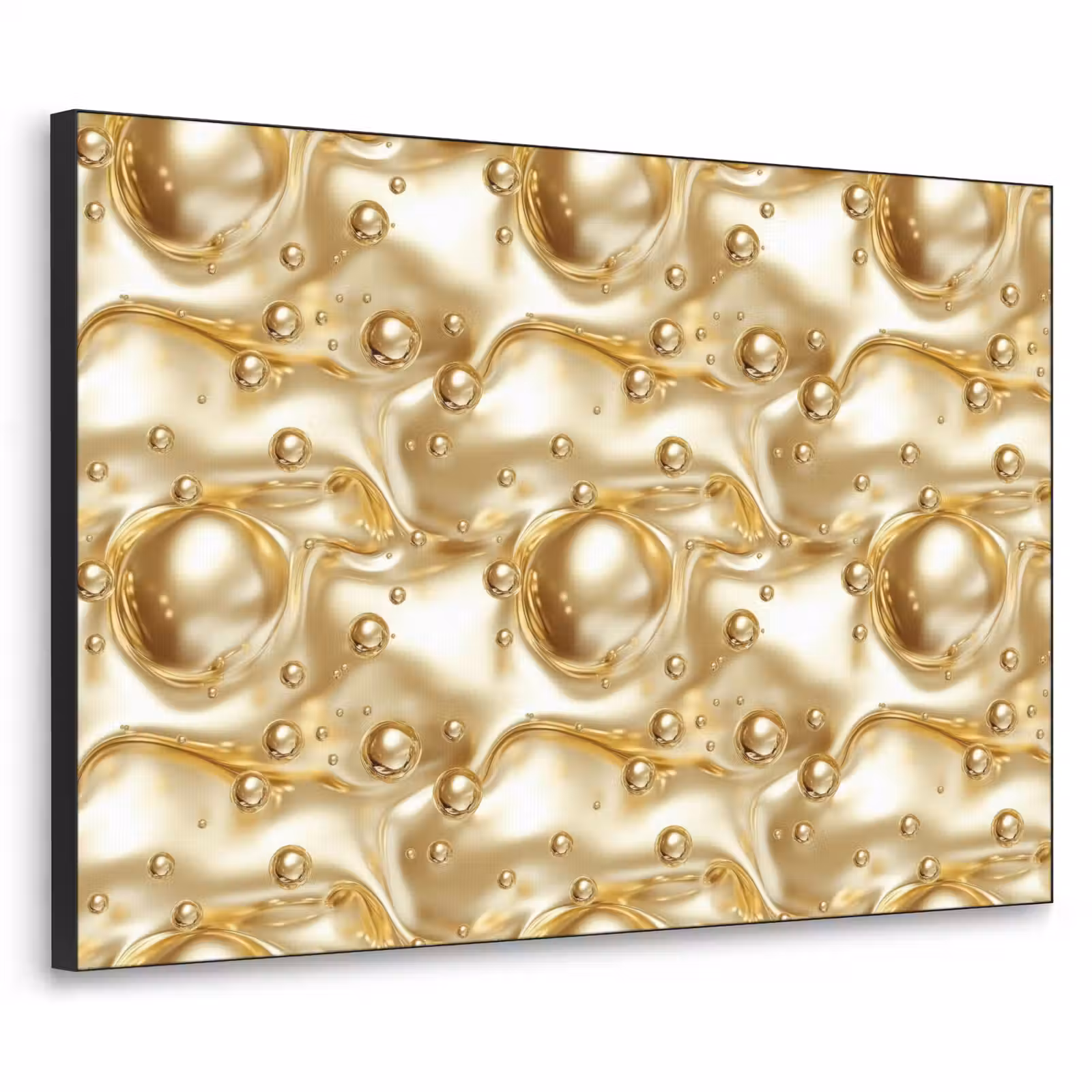 Art Frame - Vloeibaar - Druppels - Goud — 1