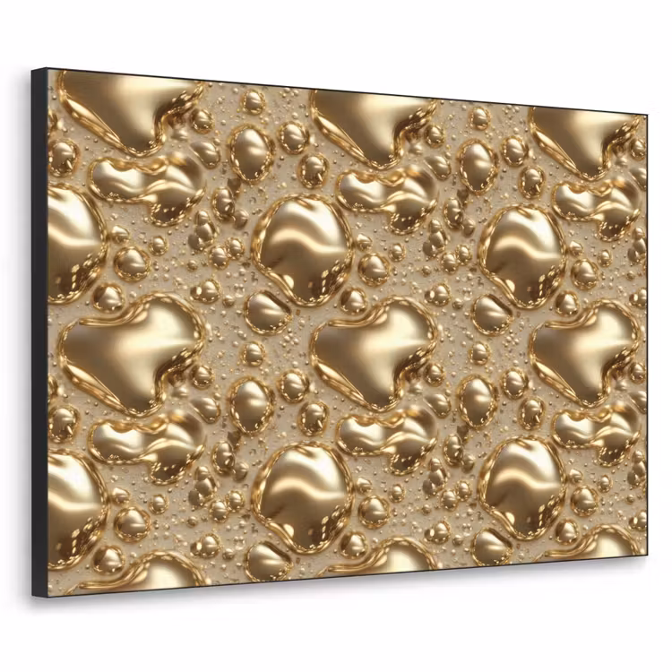 Art Frame - Druppels - Organisch - Goud — 1
