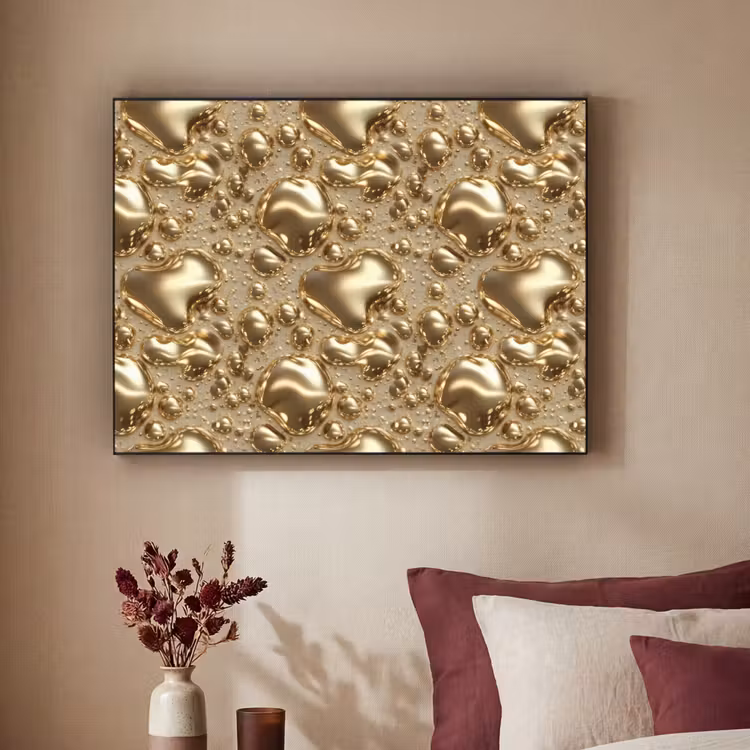 Art Frame - Druppels - Organisch - Goud — 3