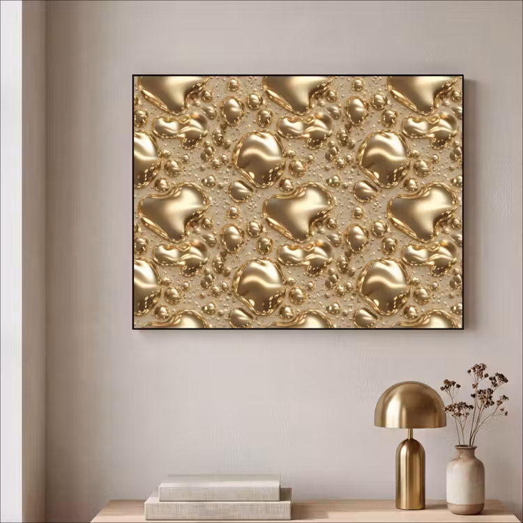 Art Frame - Druppels - Organisch - Goud — 5