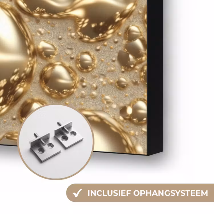 Art Frame - Druppels - Organisch - Goud — 6