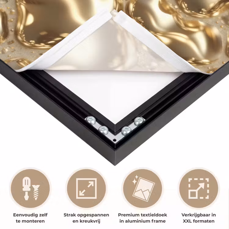 Art Frame - Druppels - Organisch - Goud — 8
