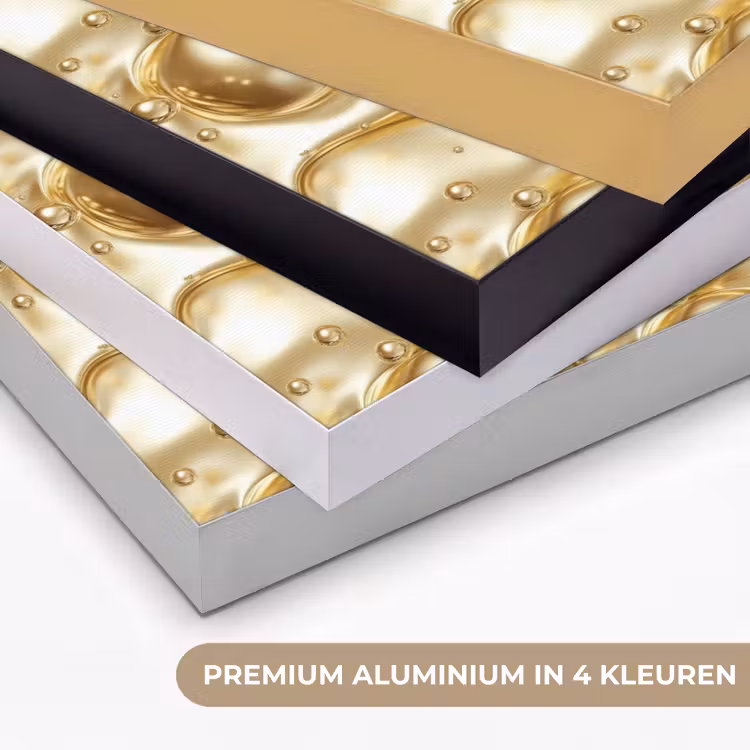 Art Frame - Vloeibaar - Druppels - Goud — 2