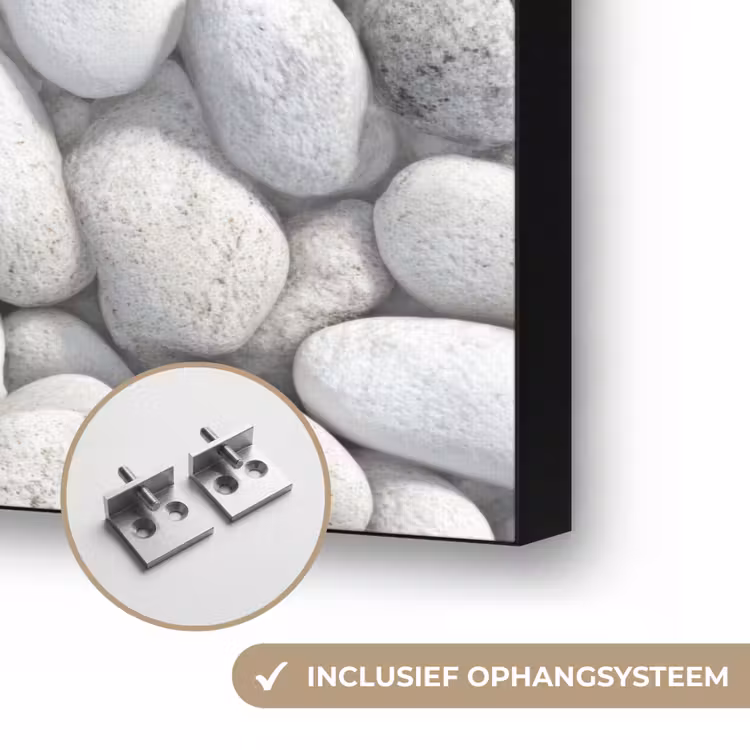 Art Frame - Steentjes - Grijs - Ovaal — 6