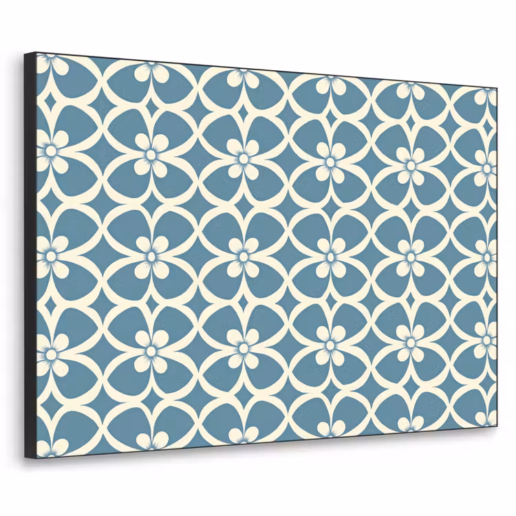 Art Frame - Patroon - Symmetrisch - Blauw — 1