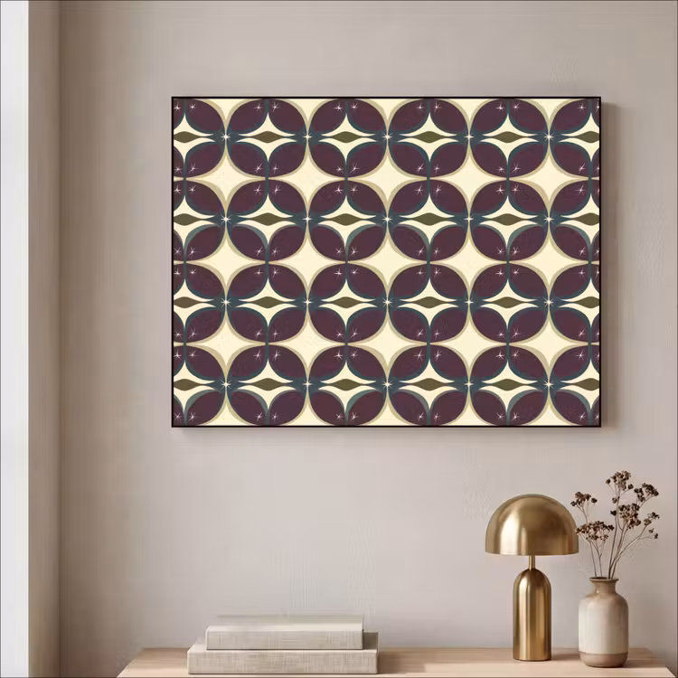 Art Frame - Cirkel - Retro - Kleurrijk — 5