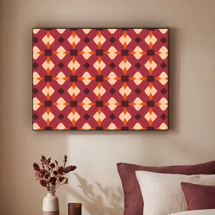 Art Frame - Retro - Patroon - Kleurrijk — 3