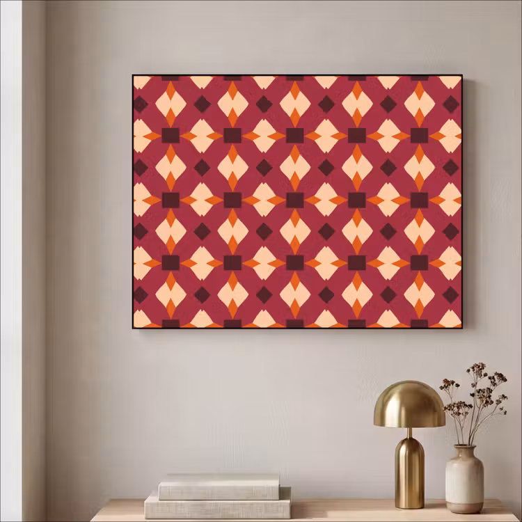 Art Frame - Retro - Patroon - Kleurrijk — 5
