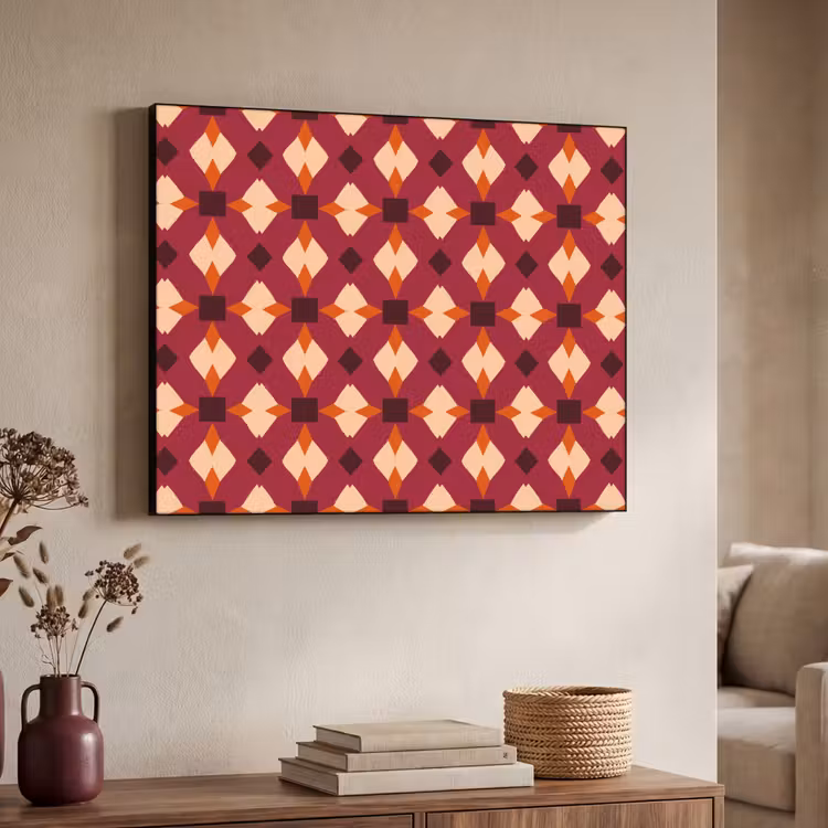 Art Frame - Retro - Patroon - Kleurrijk — 7