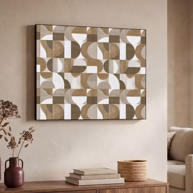 Art Frame - Abstract - Retro - Bruin — 7