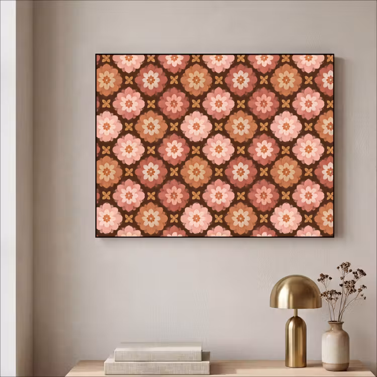 Art Frame - Geometrisch - Bloemen - Kleurrijk — 5
