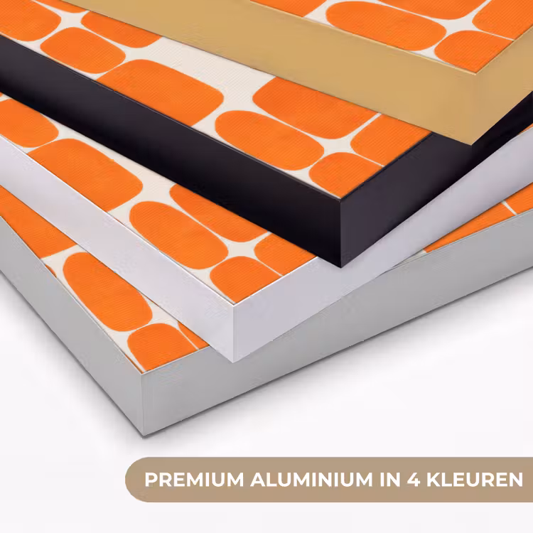 Art Frame - Patroon - Retro - Oranje — 2