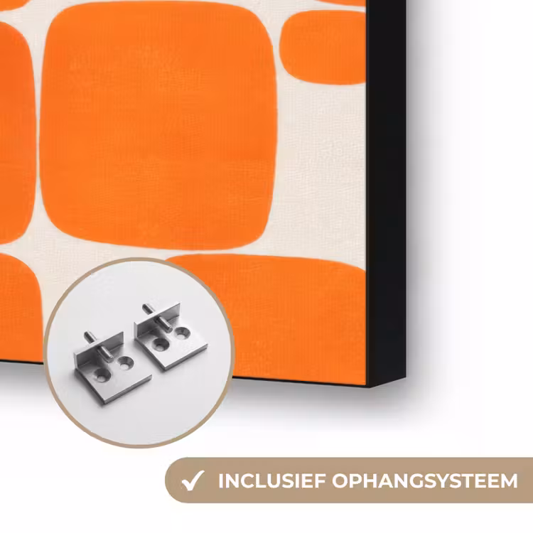 Art Frame - Patroon - Retro - Oranje — 6