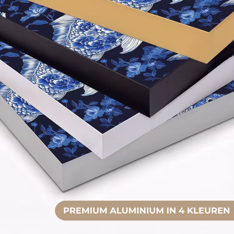 Art Frame - Vissen - Bloemen - Blauw — 2