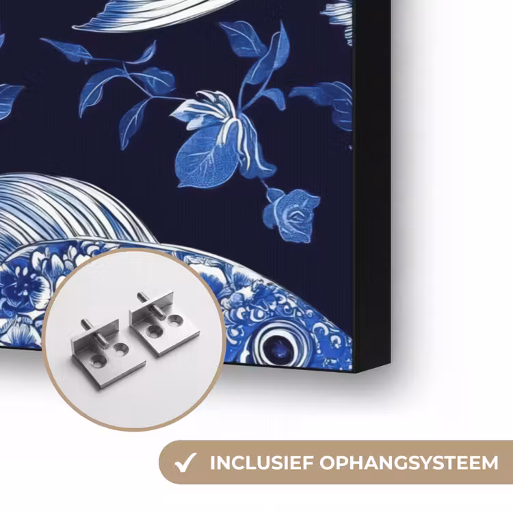 Art Frame - Vissen - Bloemen - Blauw — 6