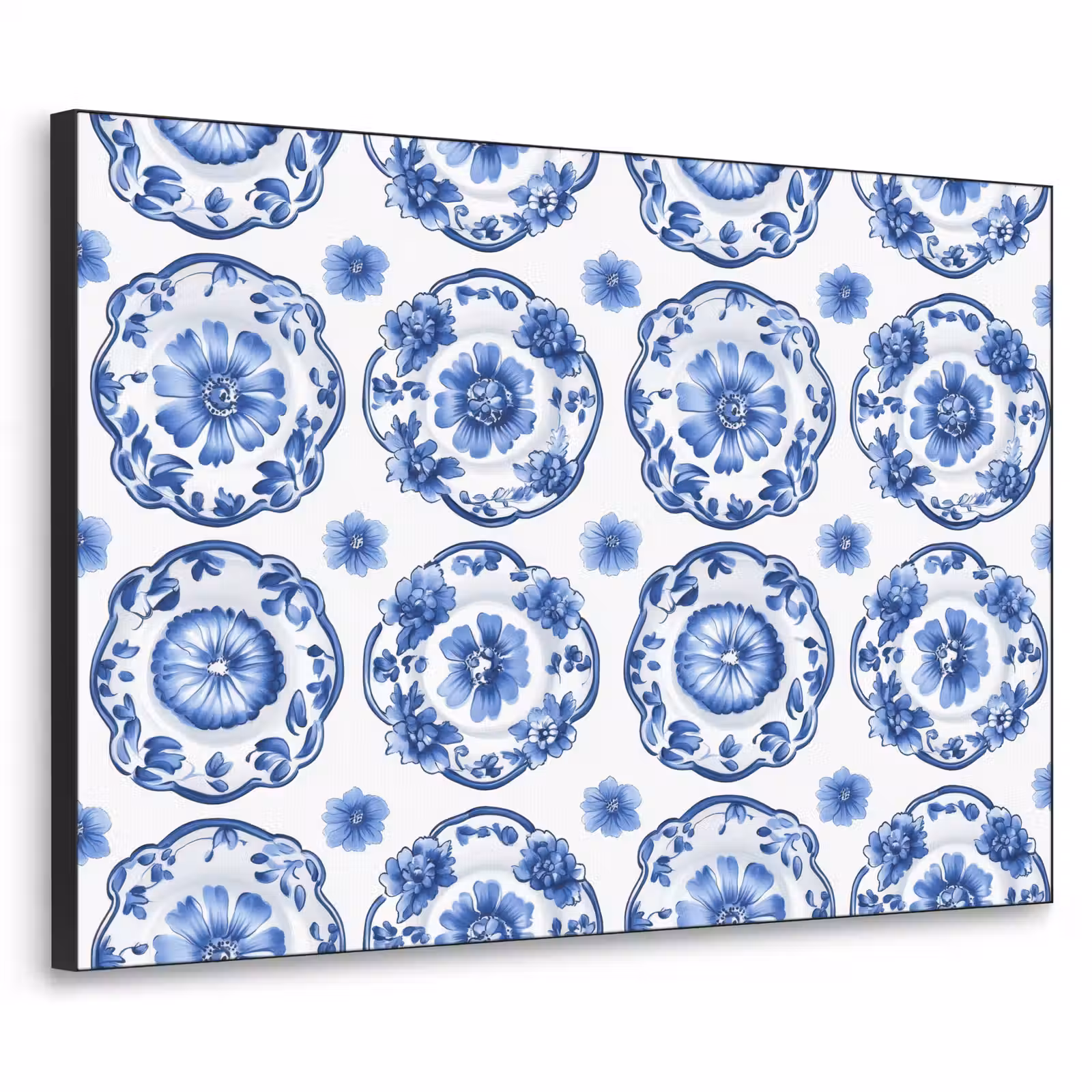 Art Frame - Sierborden - Bloemen - Blauw — 1