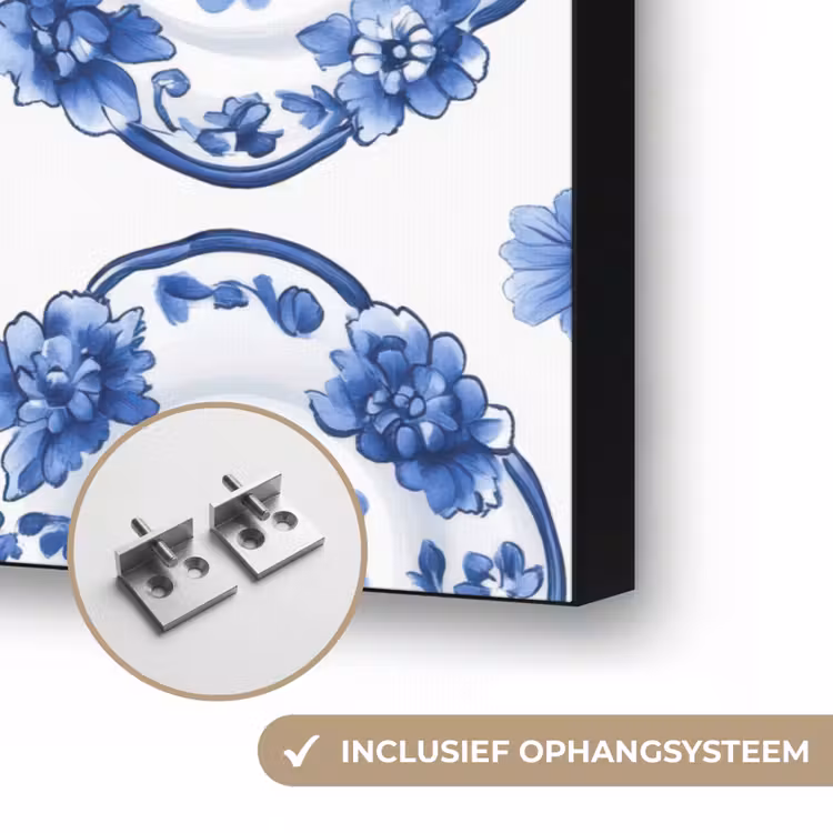 Art Frame - Sierborden - Bloemen - Blauw — 6