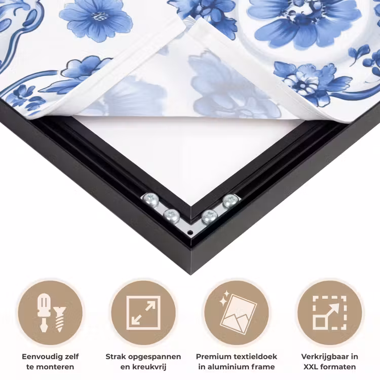 Art Frame - Sierborden - Bloemen - Blauw — 8
