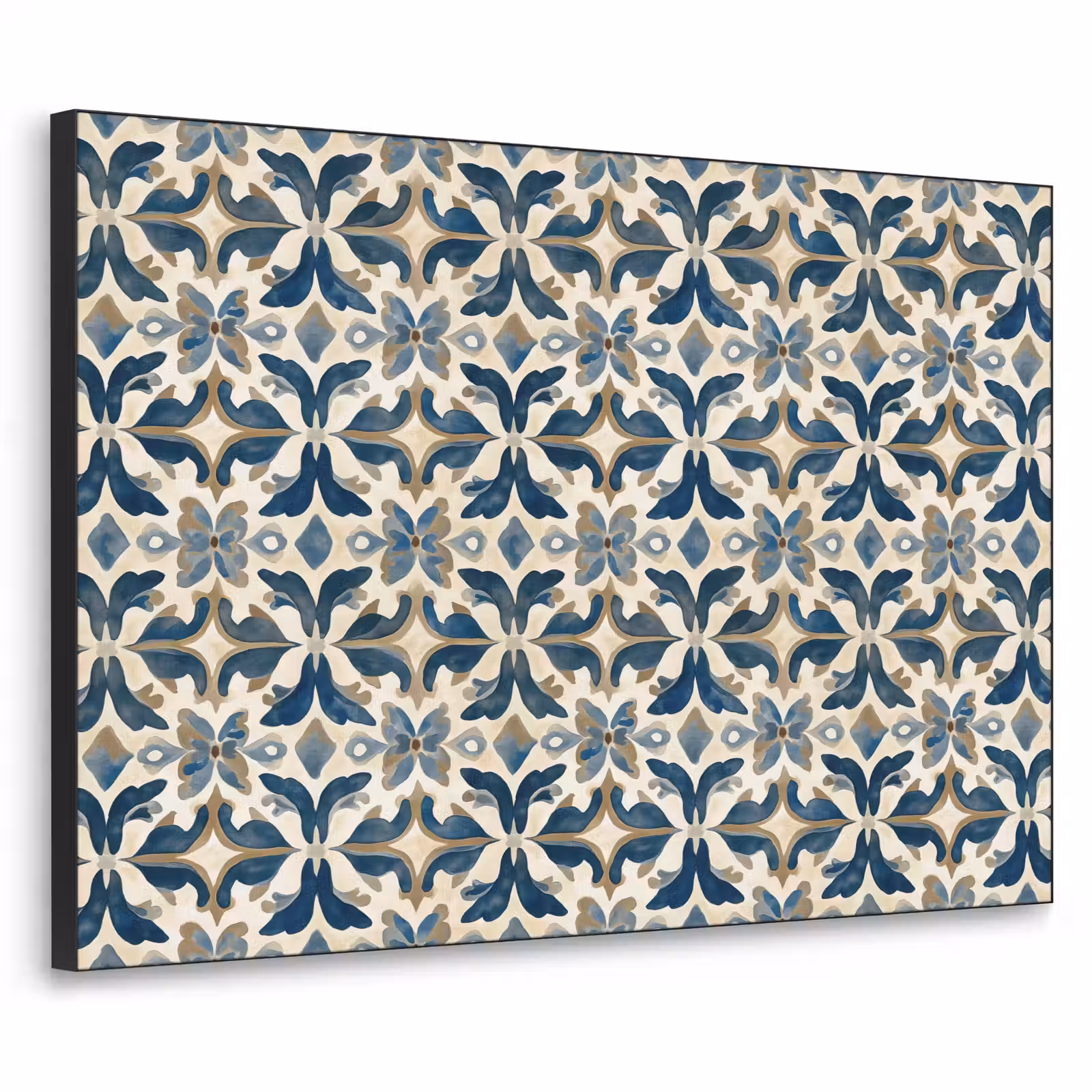 Art Frame - Tegel - Patroon - Blauw - Beige — 1
