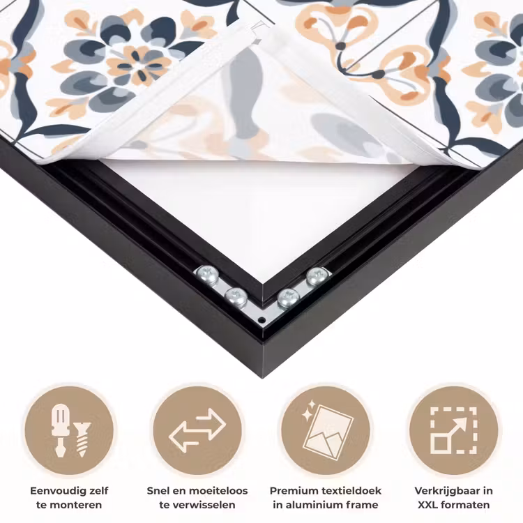Art Frame - Bladvorm - Patroon - Kleurrijk — 4
