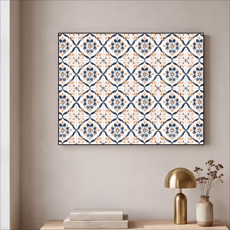 Art Frame - Bladvorm - Patroon - Kleurrijk — 5