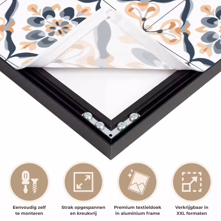 Art Frame - Bladvorm - Patroon - Kleurrijk — 8