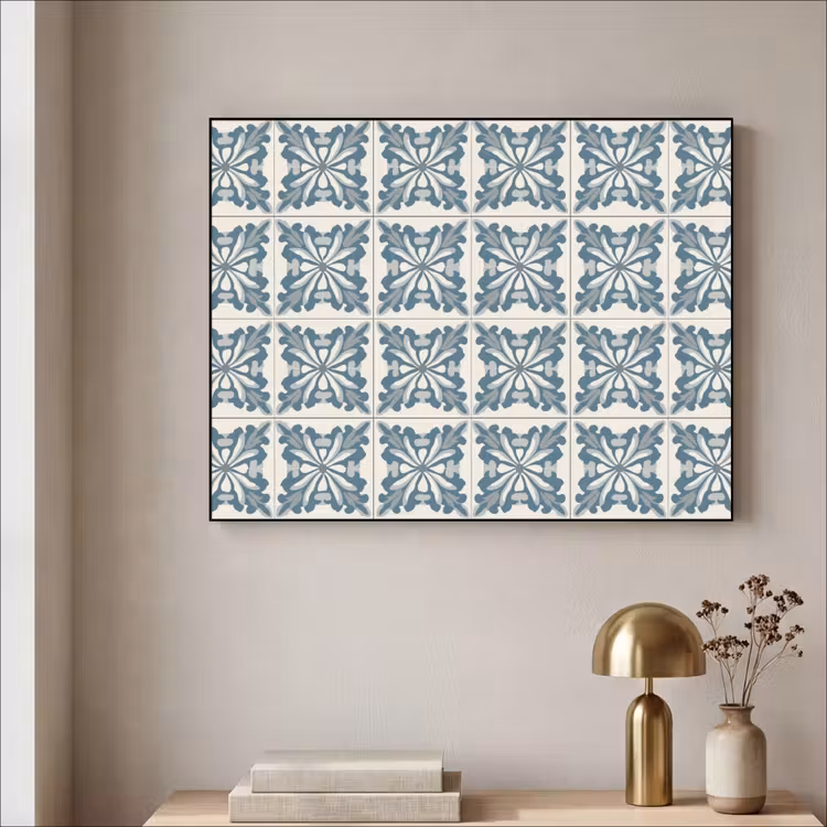 Art Frame - Dessin - Tegel - Blauw — 5