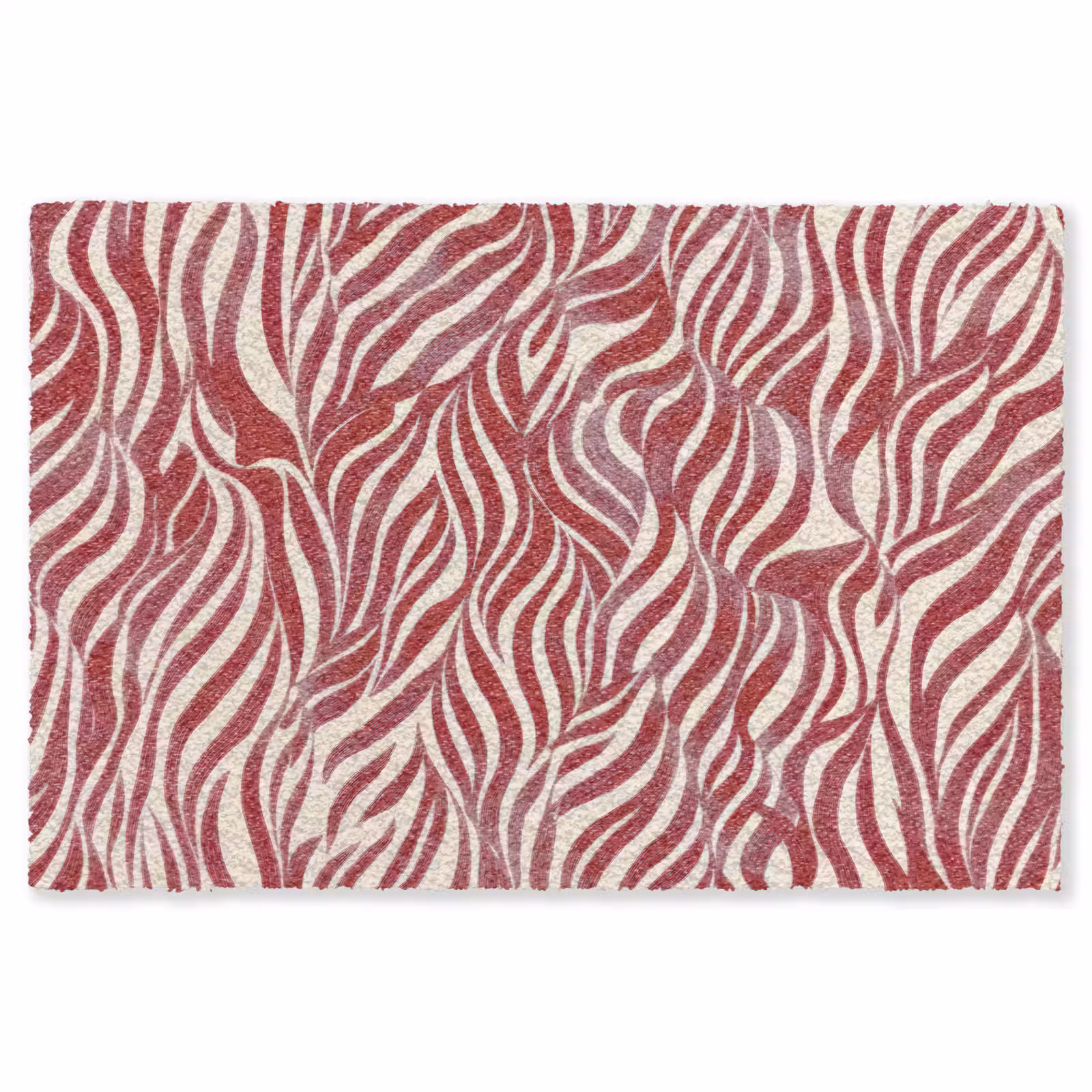 Vloerkleed - Golvende vormen - Abstract - Rood — 1
