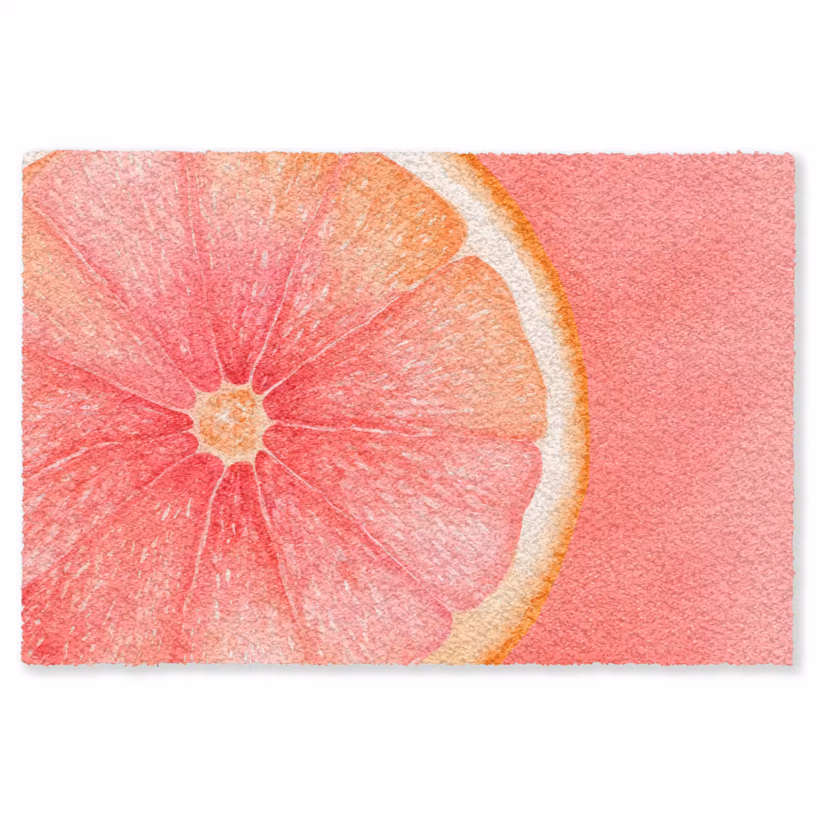 Vloerkleed - Grapefruit - Roze - Levendig — 1
