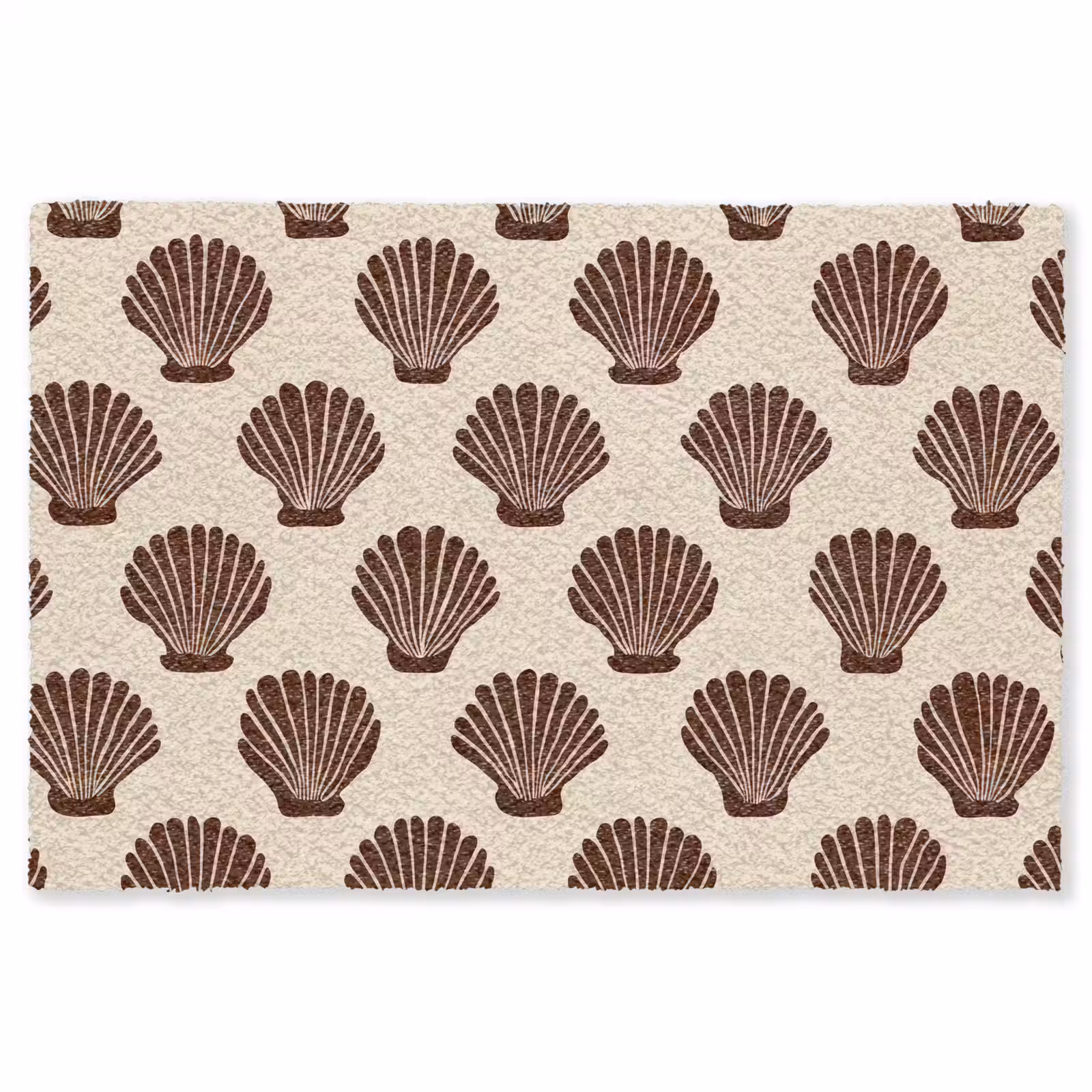 Vloerkleed - Schelpen - Bruin - Patroon — 1