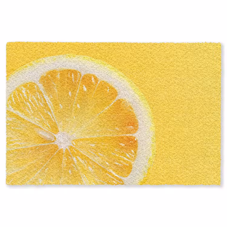 Vloerkleed - Citroen - Geel - Zonnig — 1