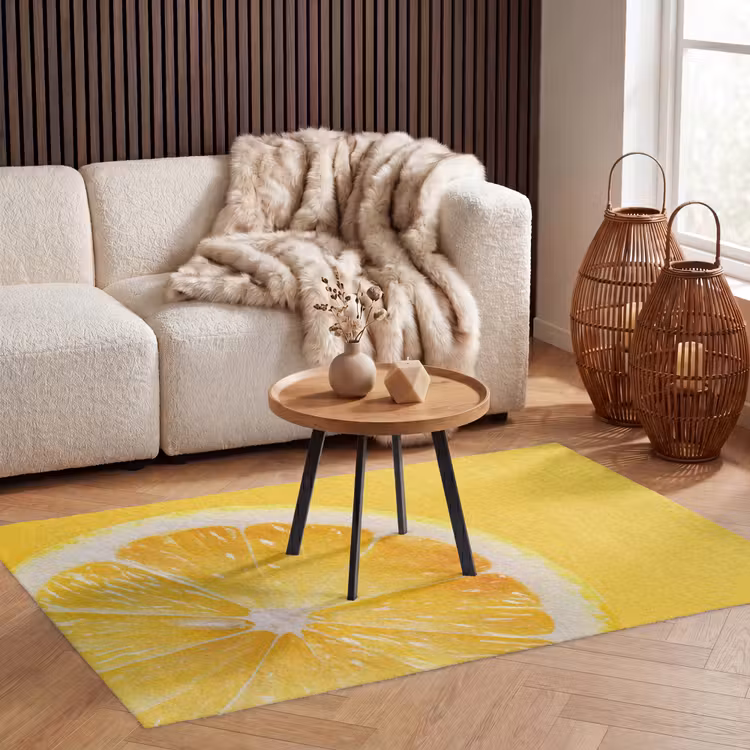 Vloerkleed - Citroen - Geel - Zonnig — 3
