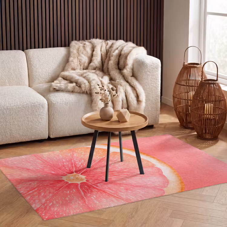 Vloerkleed - Grapefruit - Roze - Levendig — 3