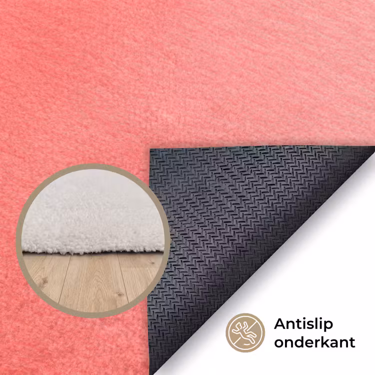 Vloerkleed - Grapefruit - Roze - Levendig — 4