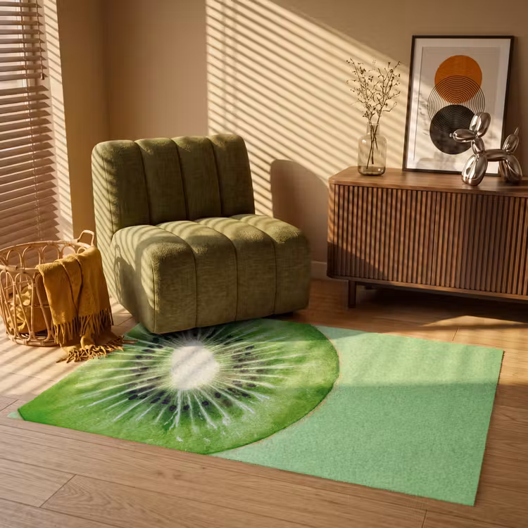Vloerkleed - Kiwi - Groen - Fris — 2