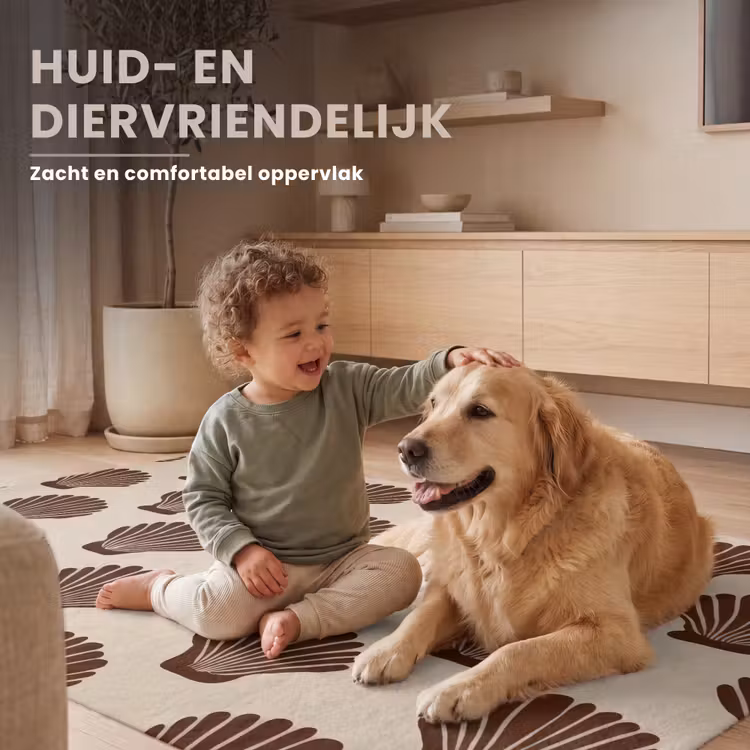 Vloerkleed - Schelpen - Bruin - Patroon — 6
