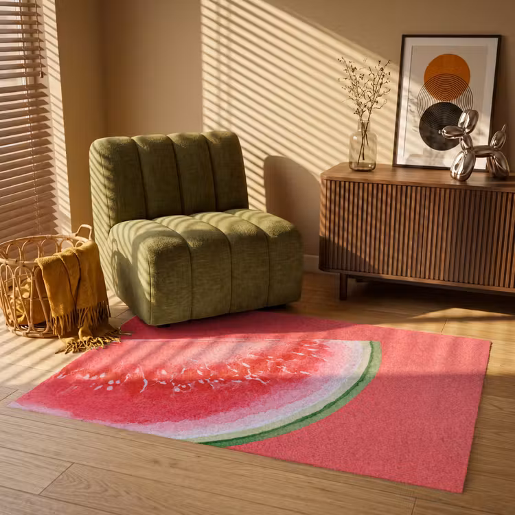 Vloerkleed - Watermeloen - Rood - Zomers — 2