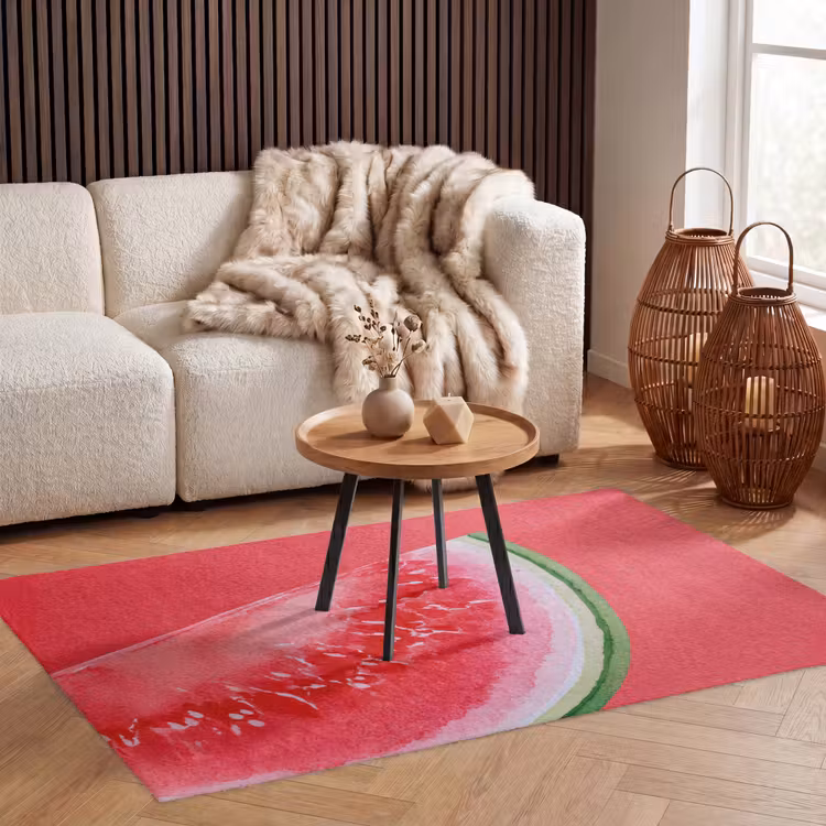 Vloerkleed - Watermeloen - Rood - Zomers — 3