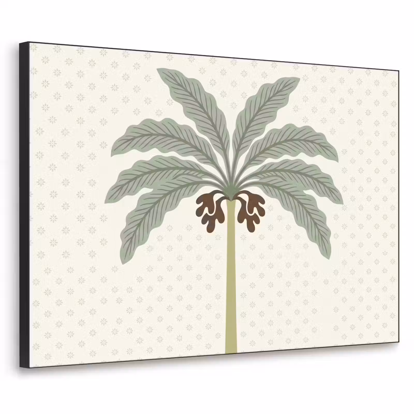 Art Frame - Boom - Bladeren - Groen - Decoratief - Beige — 1