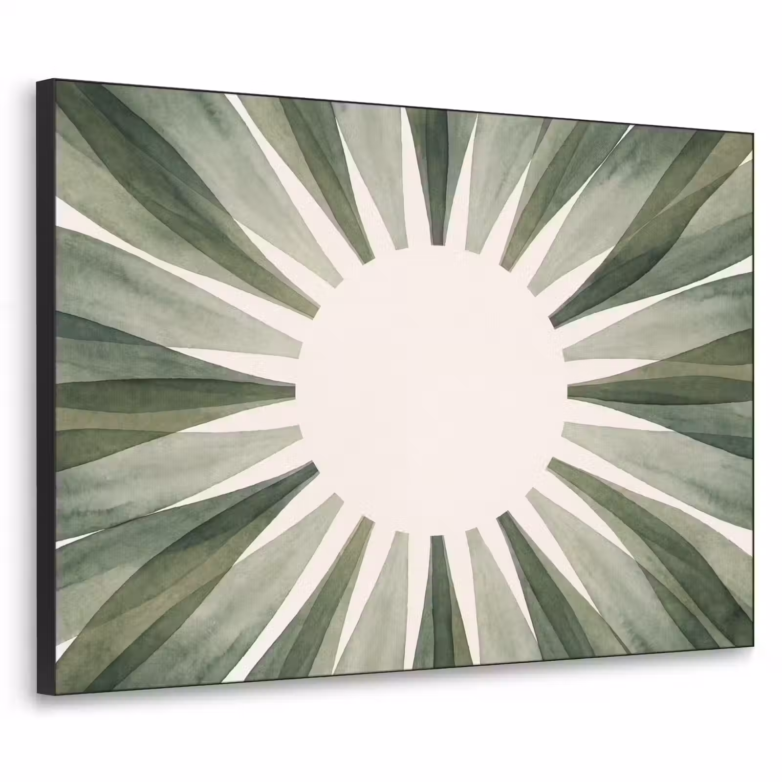 Art Frame - Planten - Abstract - Waterverf - Groen - Natuur — 1