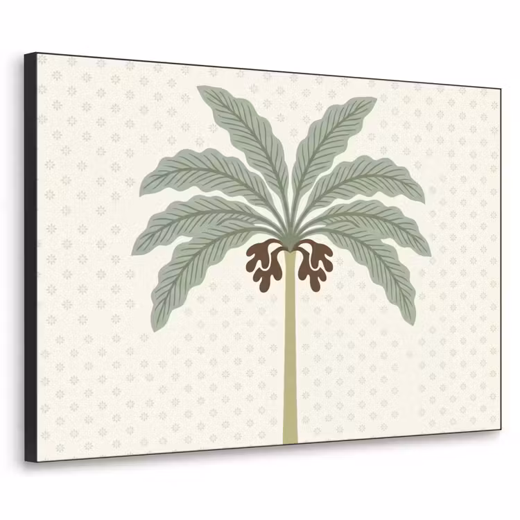 Art Frame - Boom - Bladeren - Groen - Decoratief - Beige — 1