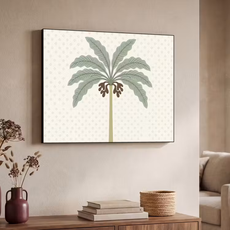 Art Frame - Boom - Bladeren - Groen - Decoratief - Beige — 7
