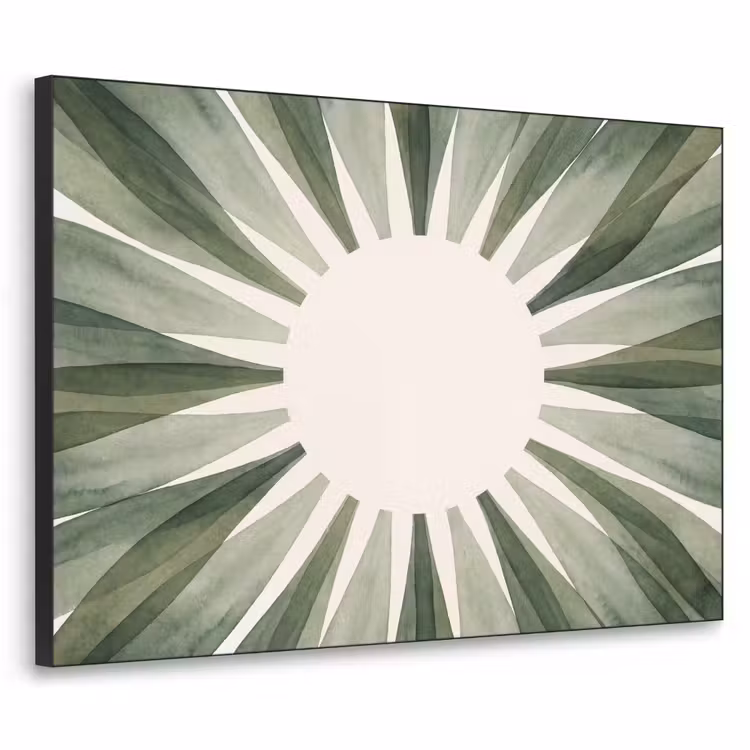 Art Frame - Planten - Abstract - Waterverf - Groen - Natuur — 1