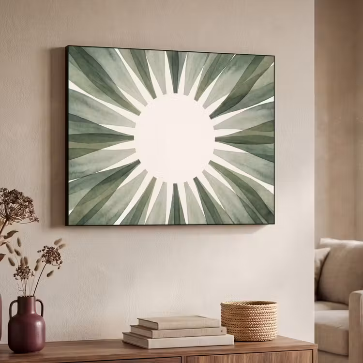 Art Frame - Planten - Abstract - Waterverf - Groen - Natuur — 7